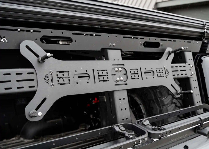 Universal Dogbone Aluminum Traction Board Mount by Backwoods Adventure Mods | KOVA Offroad
