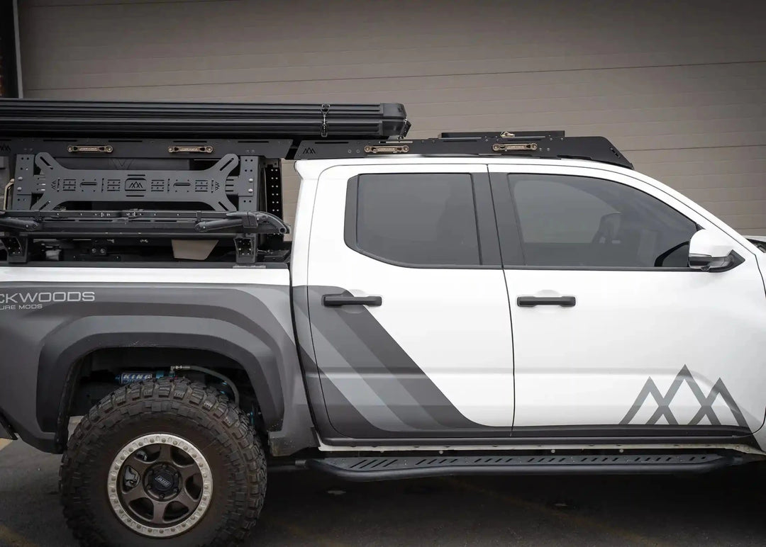 DRIFTR Toyota Tacoma Roof Rack (2024-2026) by Backwoods Adventure Mods | KOVA Offroad