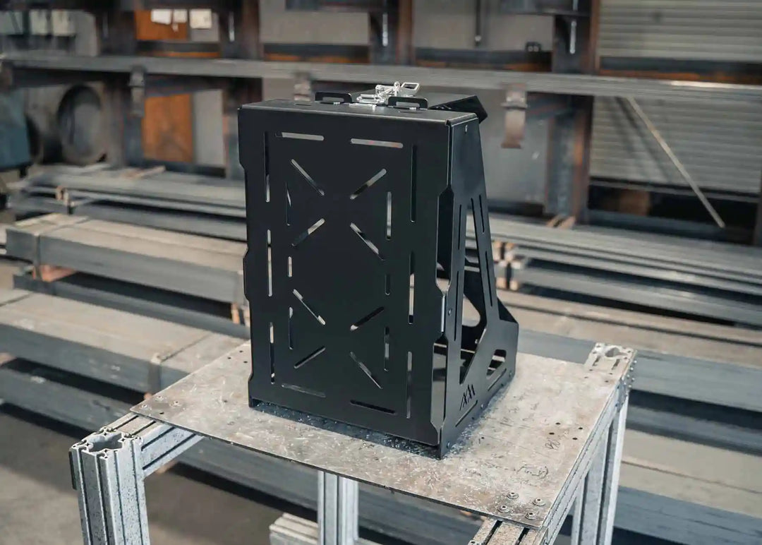 Jerry's Can Holder - Dual Universal Jerry Can Carrier by Backwoods Adventure Mods | KOVA Offroad