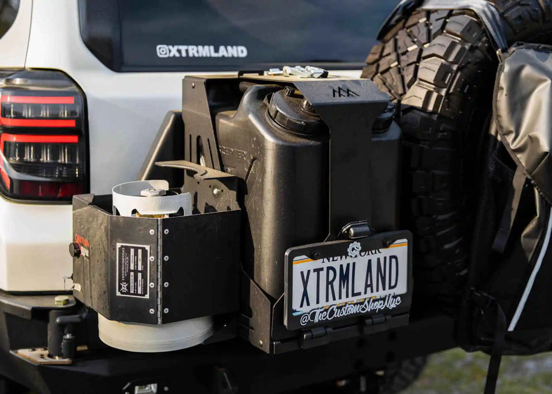 Jerry's Can Holder - Dual Universal Jerry Can Carrier by Backwoods Adventure Mods | KOVA Offroad