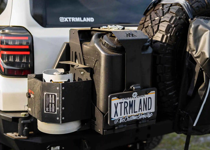 Jerry's Can Holder - Dual Universal Jerry Can Carrier by Backwoods Adventure Mods | KOVA Offroad