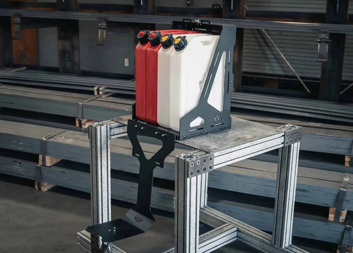 Jerry's Can Holder - Dual Universal Jerry Can Carrier by Backwoods Adventure Mods | KOVA Offroad