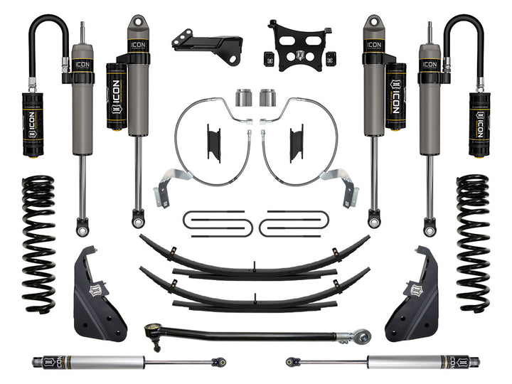 ICON 2023-2026 Ford F-250/F-350 Super Duty 4WD, Gas, 4.5" Lift, Stage 4 Suspension System w/ Expansion Packs