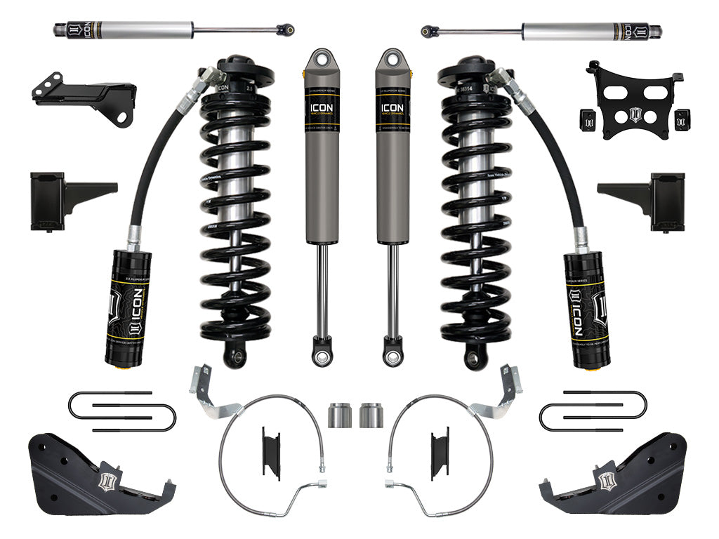 ICON 2023-2026 Ford F-250/F-350 Super Duty 4WD, 4-5.5" Lift, Stage 3 Coilover Conversion System