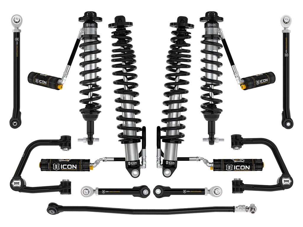 ICON 2021-2026 Ford Bronco, Non-Sasquatch, 3-4" Lift, Stage 7 Suspension System, CDCV, Tubular