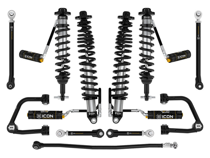 ICON 2021-2026 Ford Bronco, Non-Sasquatch, 3-4" Lift, Stage 7 Suspension System, CDCV, Tubular
