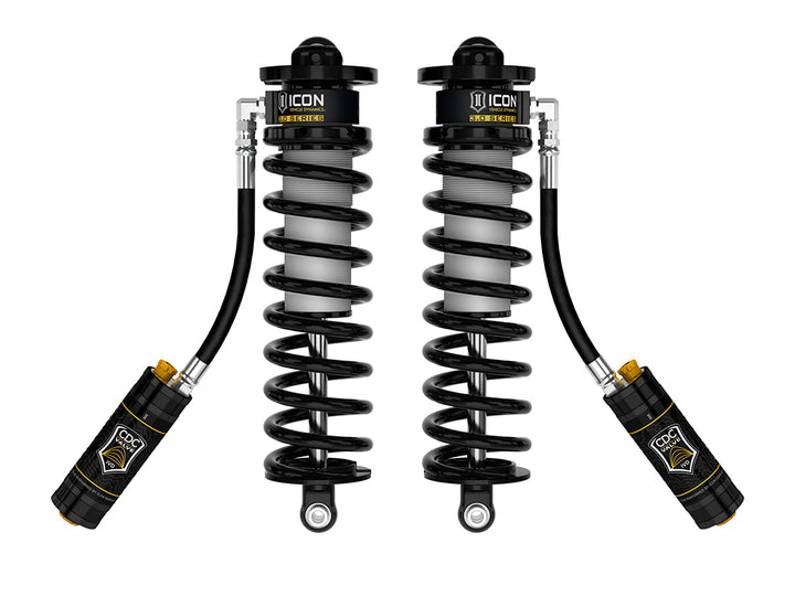 ICON 2005-2026 Ford F-250/F-350/F-450/F-550 Super Duty 4WD, 2.5-3” Lift, V.S. 3.0 Series Coilover Conversion Kit, Remote Reservoir w/ CDCV, w/ Caster Cams