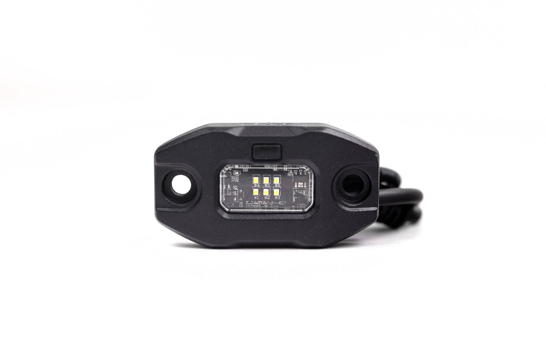 Elite White Push Button Dome Light