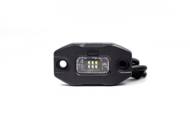 Elite White Push Button Dome Light