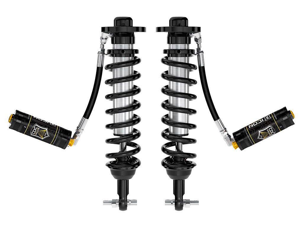 ICON 2021-2026 Ford F-150 4WD, 0-2.75" Lift, Front, V.S. 2.5 Series Coilovers, Remote Reservoir w/ CDCV, Pair