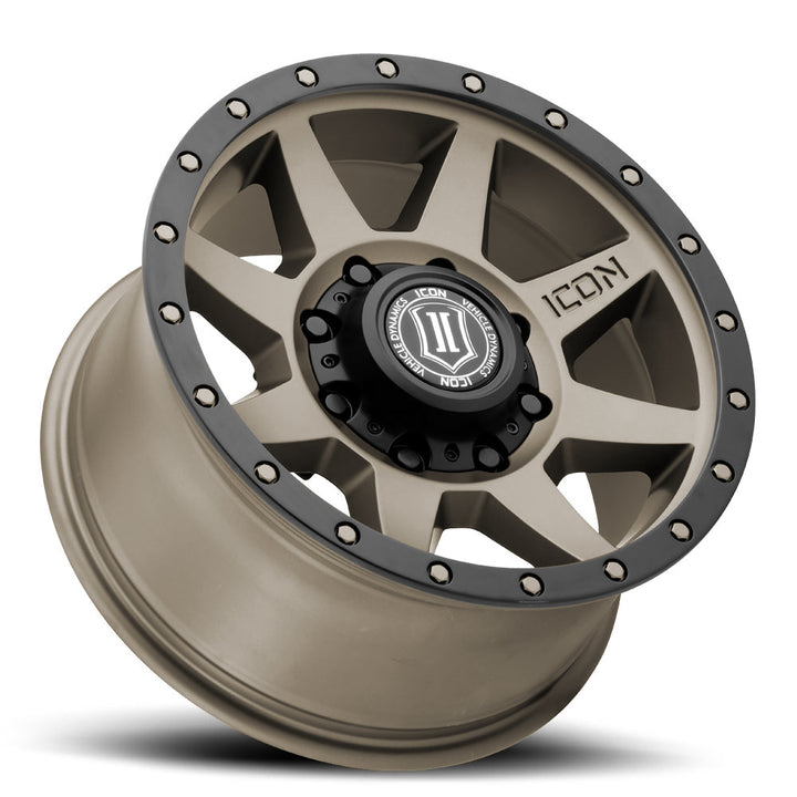 ICON Alloys Rebound HD, Bronze, 18 x 9 / 8 x 170, 6mm Offset, 5.25" Backspace