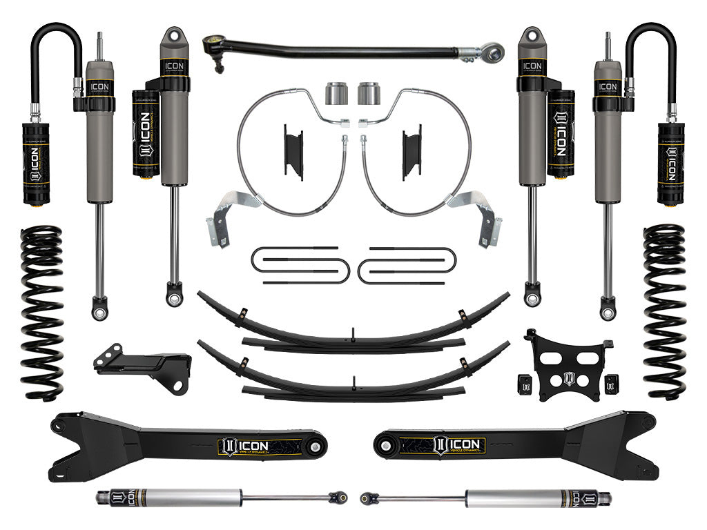 ICON 2023-2026 Ford F-250/F-350 Super Duty 4WD, Diesel, 4.5" Lift, Stage 4 Suspension System w/ Radius Arms & Expansion Packs