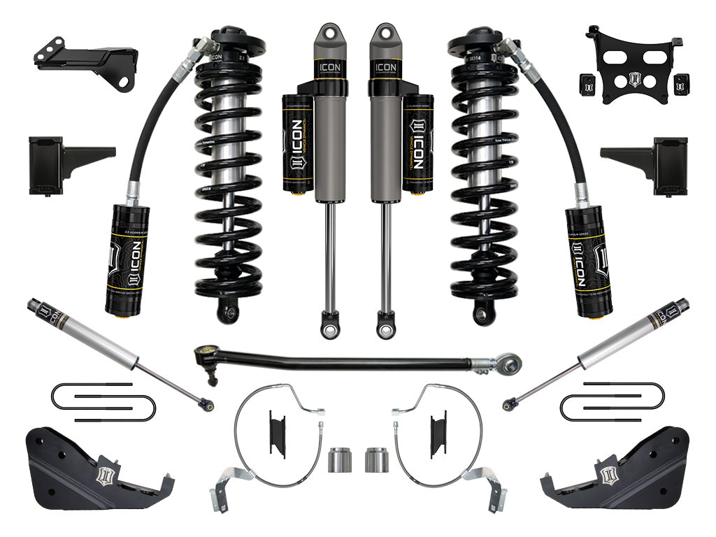 ICON 2023-2026 Ford F-250/F-350 Super Duty 4WD, 4-5.5" Lift, Stage 4 Coilover Conversion System