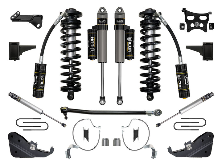 ICON 2023-2026 Ford F-250/F-350 Super Duty 4WD, 4-5.5" Lift, Stage 4 Coilover Conversion System