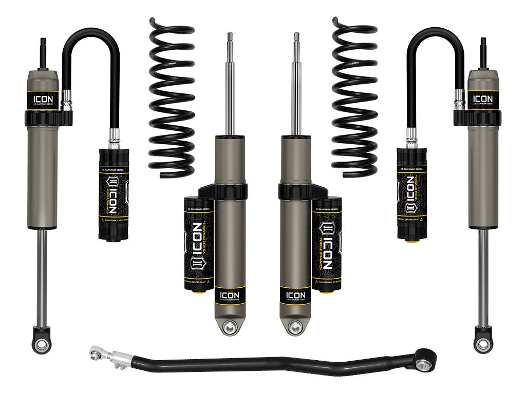 ICON 2014-2026 Ram 2500 4WD, Diesel, Coil Spring Rear, 2.5" Lift, Stage 3 Suspension System