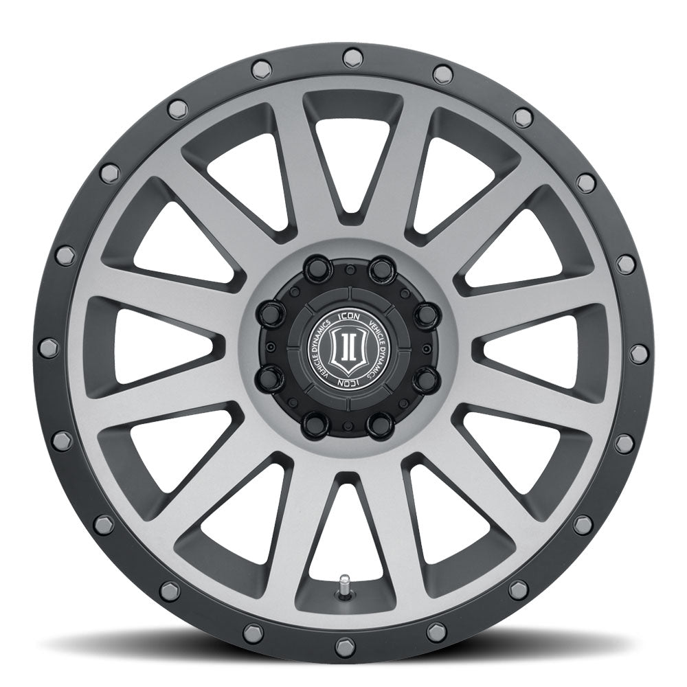 ICON Alloys Compression, Titanium, 20 x 10 / 8 x 6.5, -19mm Offset, 4.75" Backspace