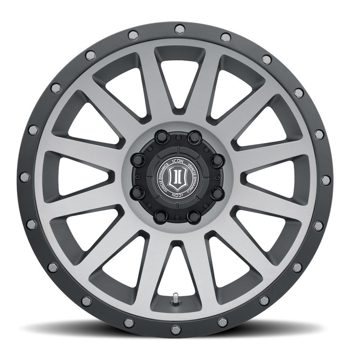 ICON Alloys Compression, Titanium, 20 x 10 / 8 x 6.5, -19mm Offset, 4.75" Backspace