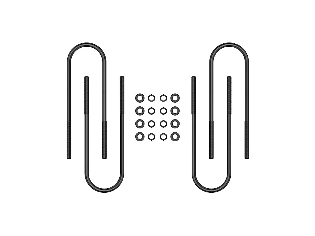 ICON 1999-2010 Ford F-250/F-350 (SRW) Super Duty/2000-2005 Ford Excursion, Rear, 15” U-Bolt Kit