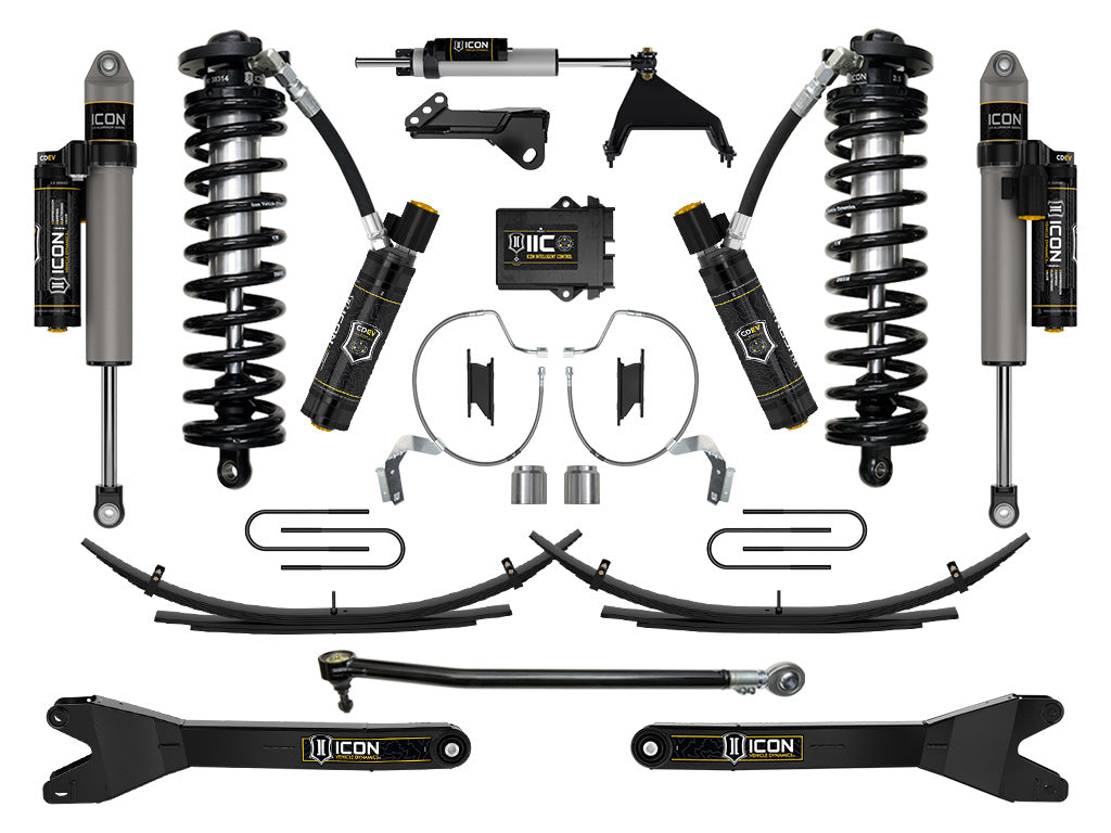 ICON 2023-2026 Ford F-250/F-350 Super Duty 4WD, 4-5.5" Lift, Stage 8 Coilover Conversion System w/ Radius Arms & Expansion Packs