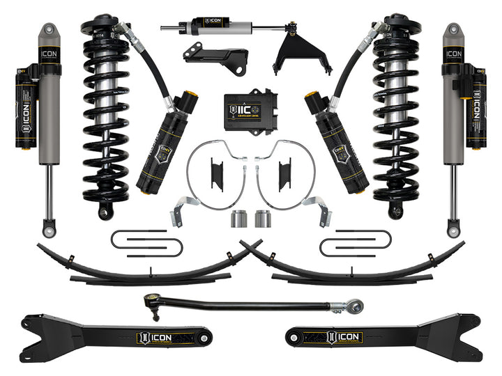 ICON 2023-2026 Ford F-250/F-350 Super Duty 4WD, 4-5.5" Lift, Stage 8 Coilover Conversion System w/ Radius Arms & Expansion Packs