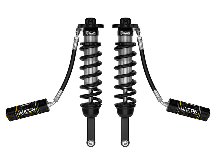 ICON 2005-2023 Toyota Tacoma, 0-3.5"/0-2.75" Lift, Front, V.S. 2.5 Series Coilover Kit, Extended Travel, Remote Reservoir, 700 lbs/in Coils, Pair