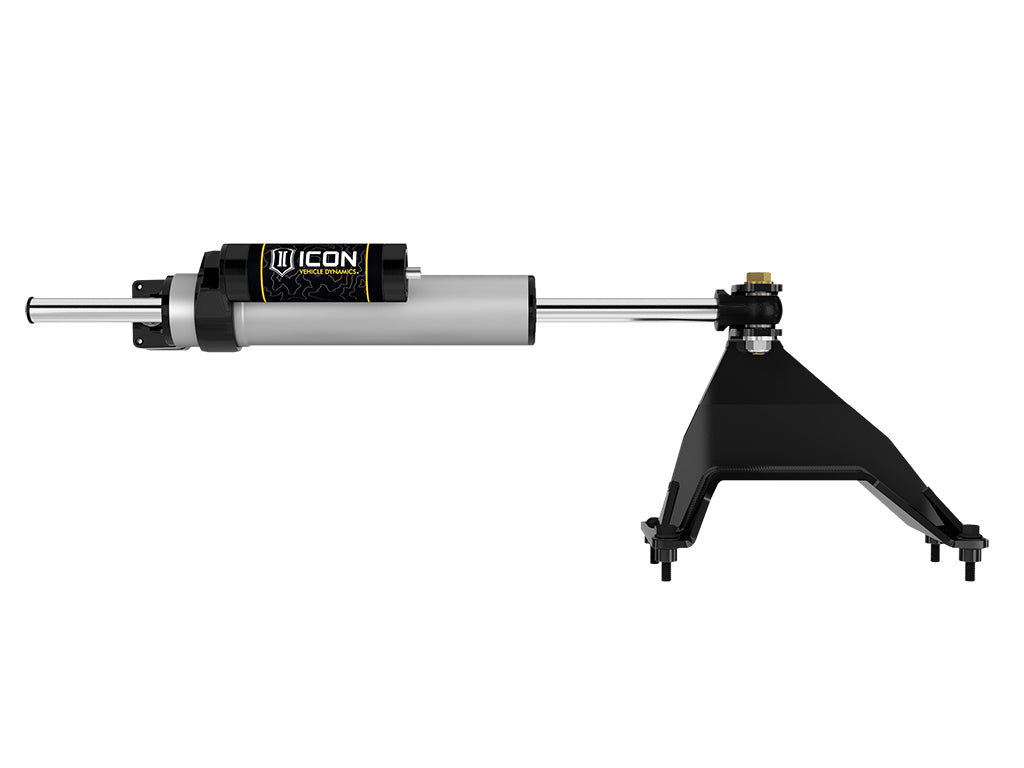 ICON 2005-2026 Ford F-450/F-550 Super Duty, 2.5 Piggyback Centerline Steering Stabilizer Kit