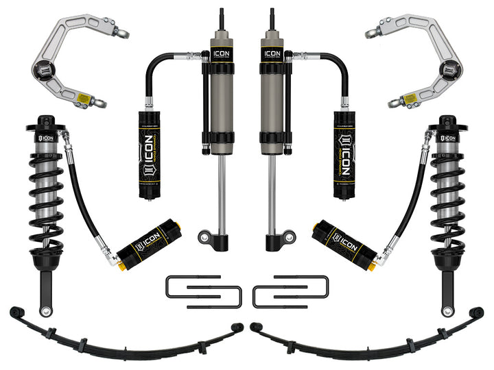 ICON 2005-2015 Toyota Tacoma 0-3.5" Lift/2016-2023 Tacoma 0-2.75" Lift, Stage 10 Suspension System, Billet, CDCV