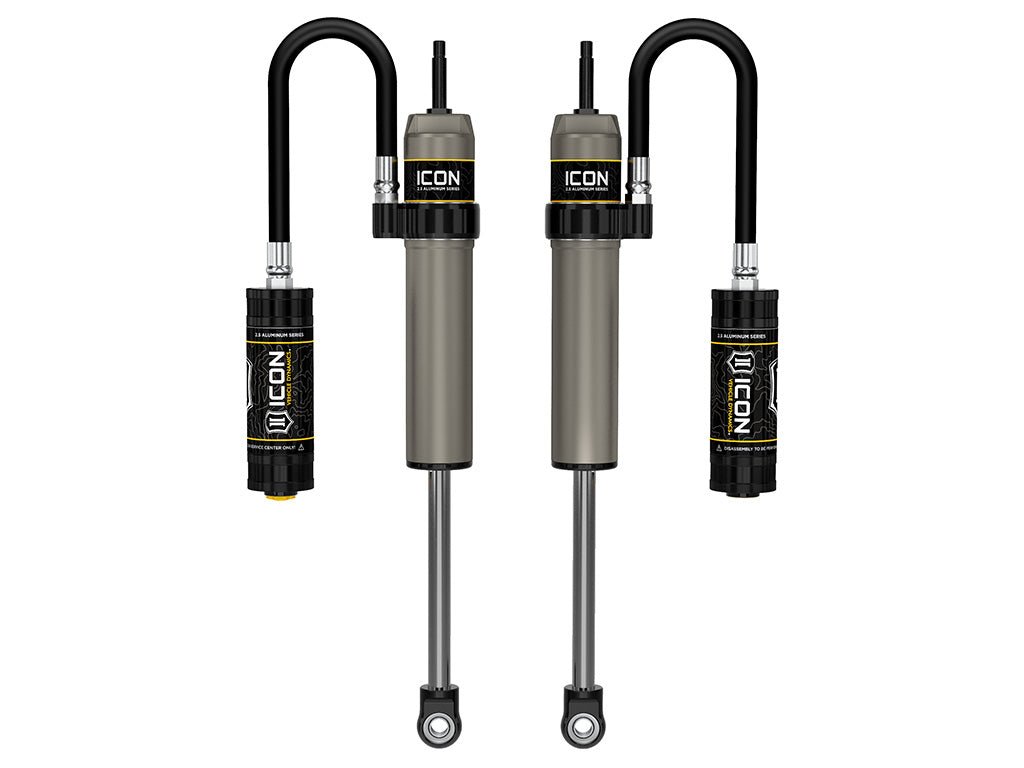ICON 2014-2026 Ram 2500/2013-2026 Ram 3500, 2.5” Lift, Front, V.S. 2.5 Aluminum Series Shock Absorbers, Remote Reservoir, Pair