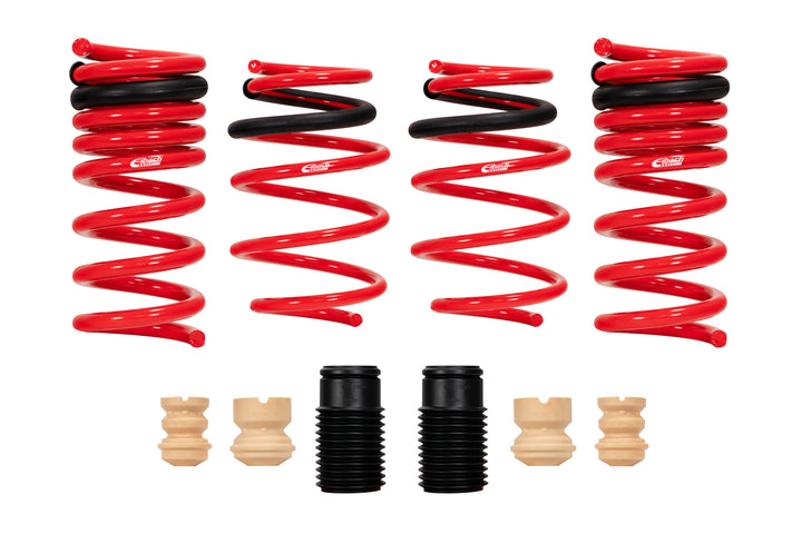 Eibach Sportline Kit Set of 4 Red Steel Lowering Springs for 2015 Ford Mustang