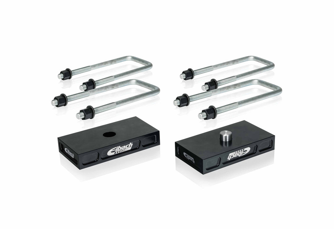 Eibach PRO-TRUCK Rear Lift Block Kit with Hardware – 1 Inch Lift Aluminum Spacers for Solid-Axle Trucks