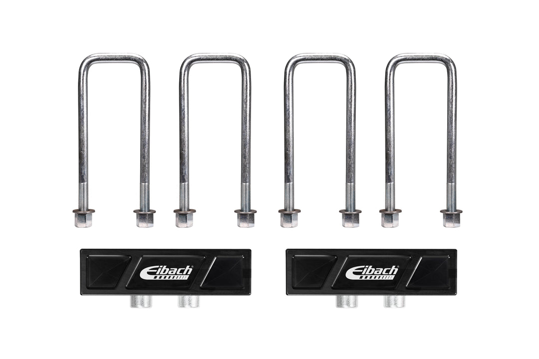 Eibach PRO-TRUCK Rear Lift Block Kit with Hardware – 1 Inch Lift in Black