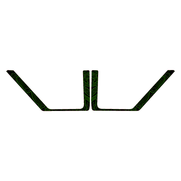 Topo Rear Door Net Trim Overlay Kit (Printed Series) - 2021+ Bronco