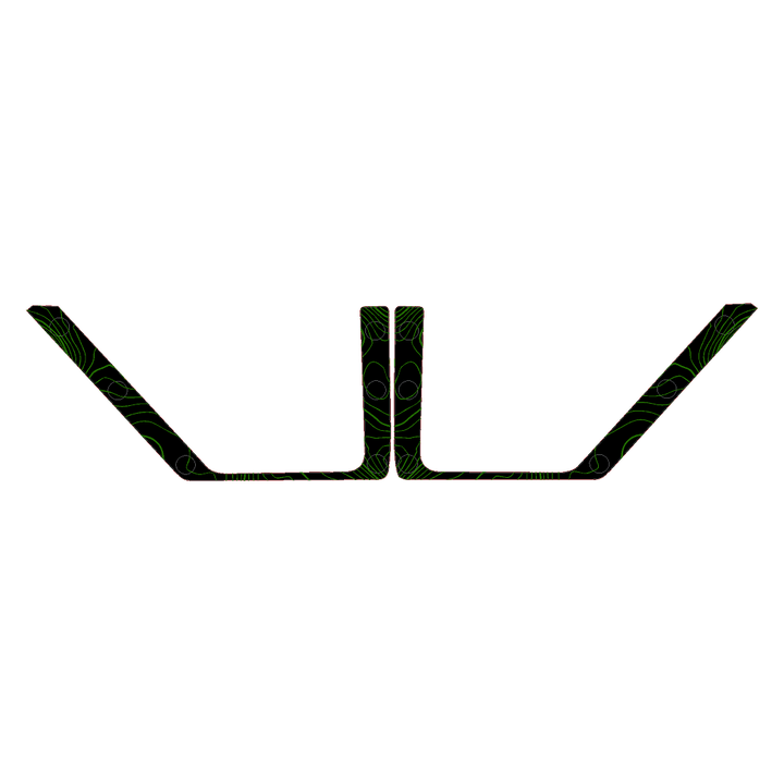 Topo Front Door Net Trim Overlay Kit (Printed Series) - 2021+ Bronco