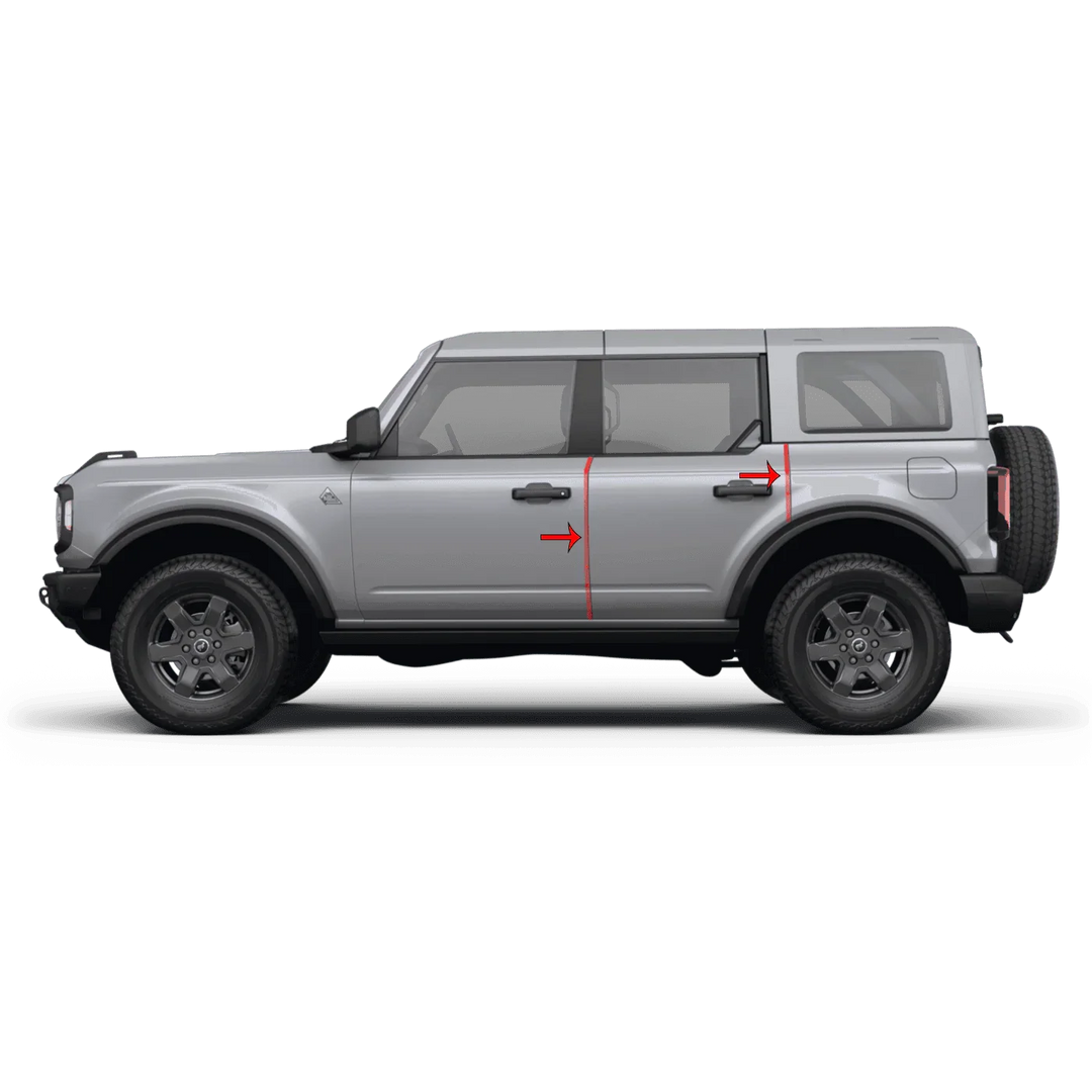 eXpert Door Edge Protection Film (Clear PPF) - 2021+ Bronco