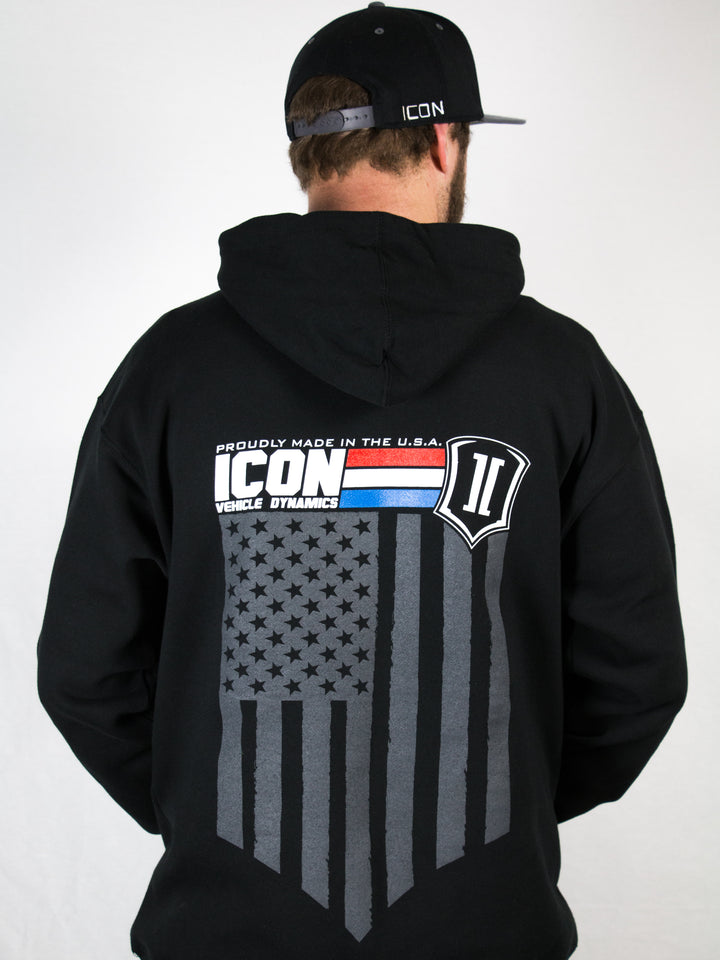 ICON GI-Logo Hoodie – Black, XXL