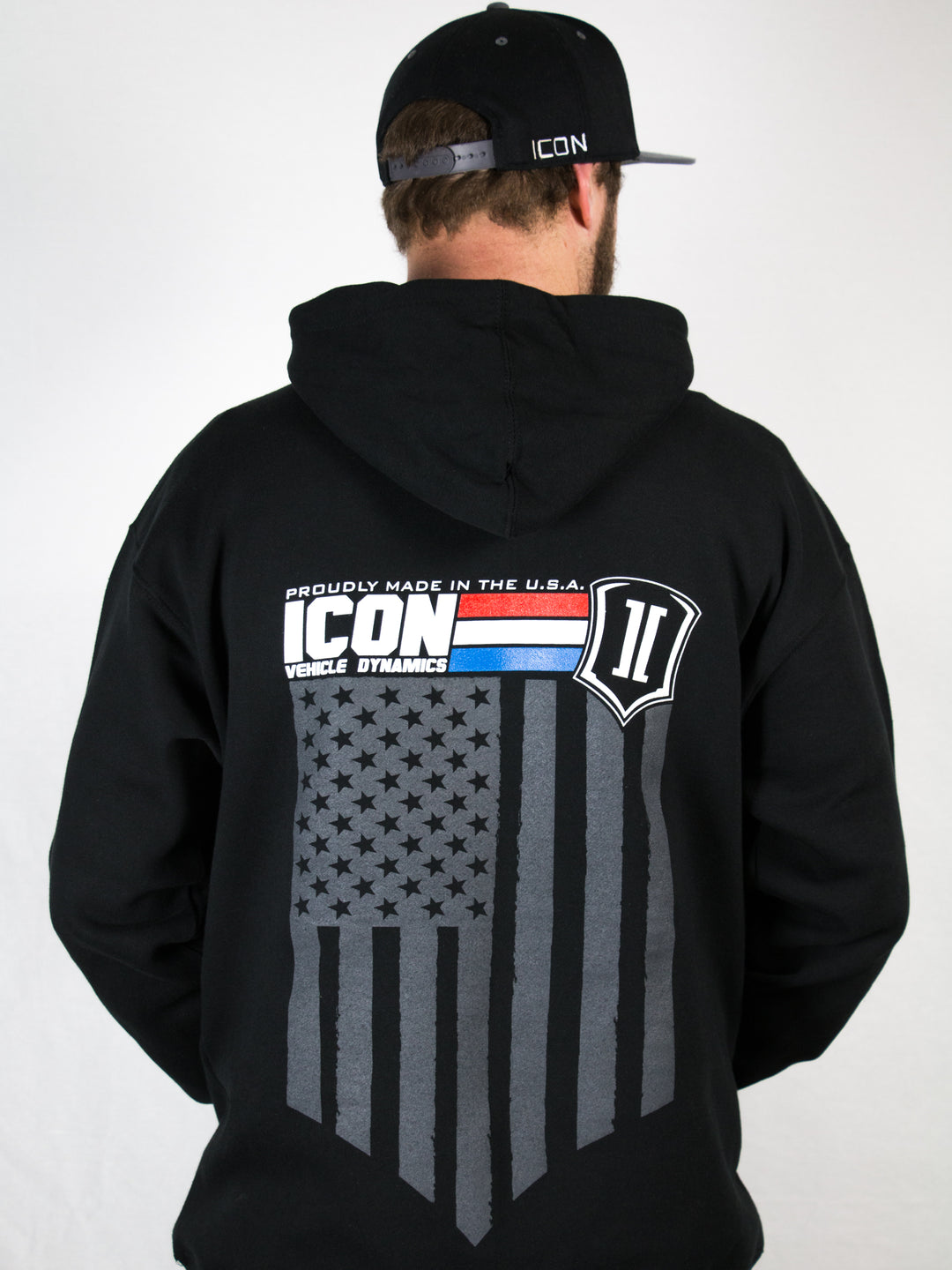 ICON GI-Logo Hoodie – Black, Medium