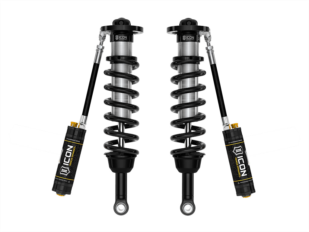 ICON 2025-2026 Toyota 4Runner 4WD, 1.25-3" Lift, Front, 2.5 Series Coilover Kit, Remote Reservoir w/ CDCV