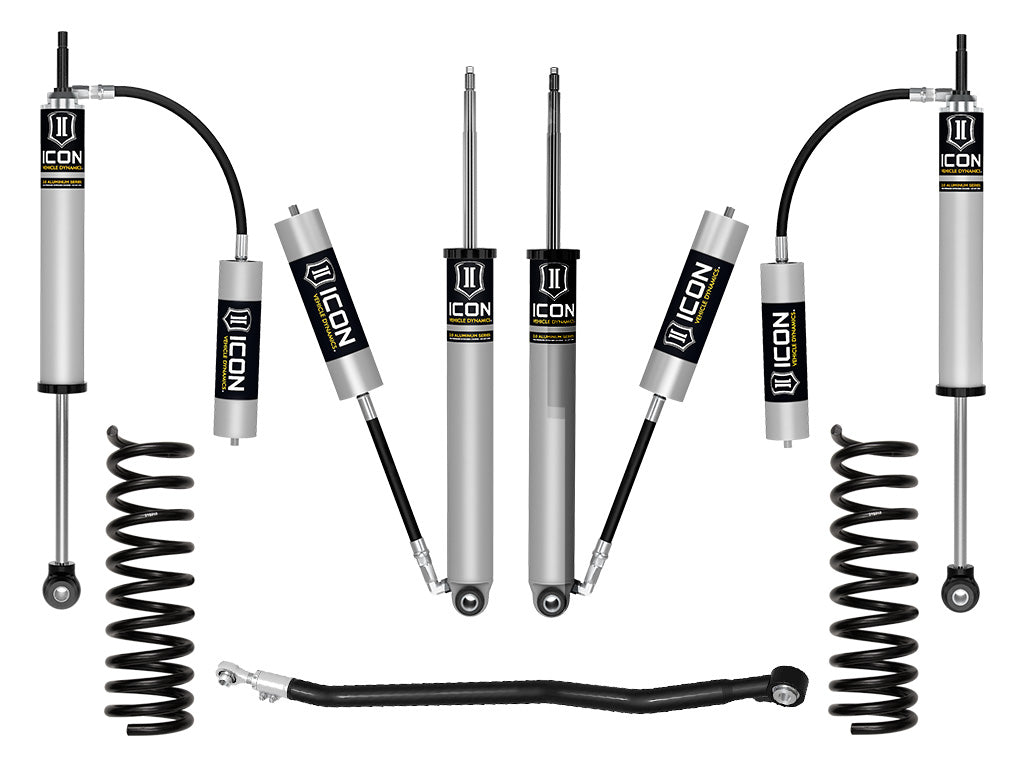 ICON 2014-2026 Ram 2500 4WD, Diesel, Coil Spring Rear, 2.5" Lift, Stage 2 Suspension System