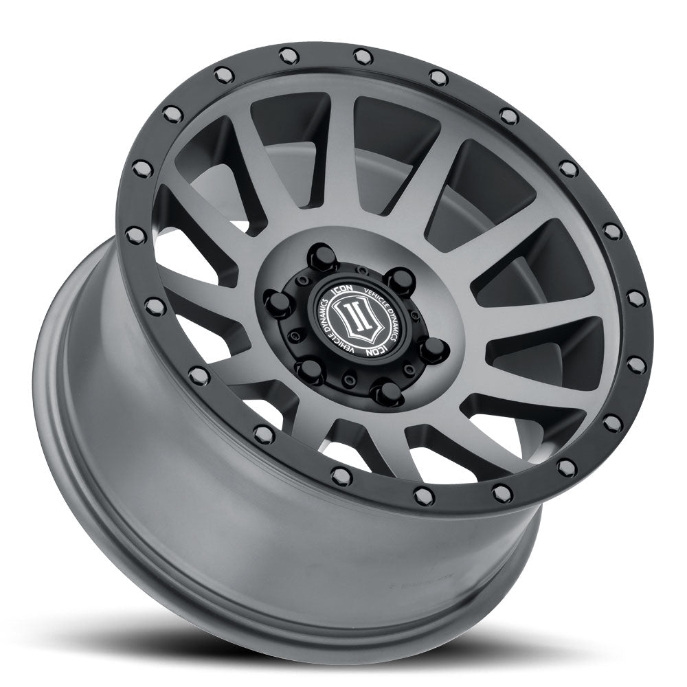 ICON Alloys Compression, Titanium, 17 x 8.5 / 6 x 5.5, 25mm Offset, 5.75" BS
