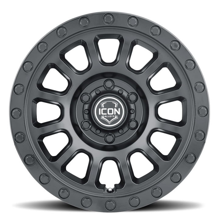 ICON Alloys Hulse, Double Black, 18 x 9 / 5 x 150, 25mm Offset, 6" BS
