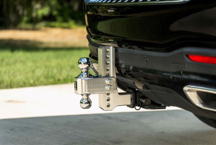 BulletProof 2.0" Aluminum Medium Duty 6" Drop/Rise Hitch - Stainless Ball