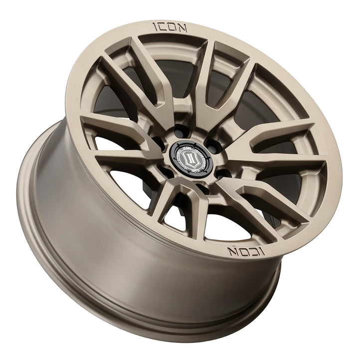 ICON Alloys Vector 6, Bronze, 17 x 8.5 / 6 x 135, 6mm Offset, 5" BS