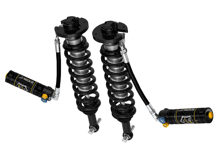 ICON 2021-2026 Ford F-150 2WD, 0-3" Lift, Front, V.S. 2.5 Series Coilovers, Extended Travel, Remote Reservoir w/ CDXS, Pair