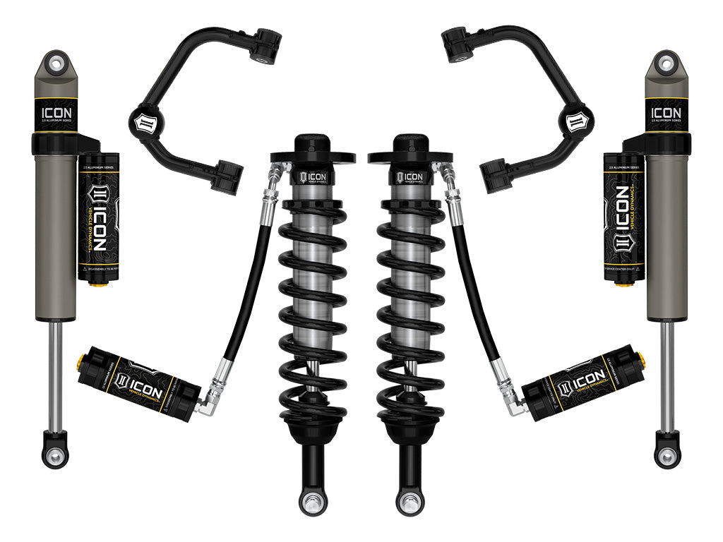 ICON 2021-2026 Ford F-150 2WD, 0-3" Lift, Stage 2 Suspension System, Tubular