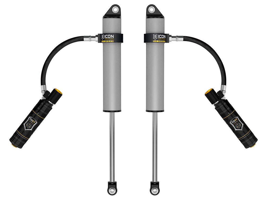 ICON 2017-2026 Ford F-250/F-350 Super Duty 4WD, 0-3” Lift, Rear, V.S 3.0 Series Shock Absorbers, Remote Reservoir w/ CDEV, Pair