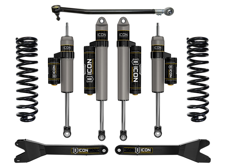 ICON 2023-2026 Ford F-250/F-350 Super Duty 4WD, Diesel, 2.5" Lift, Stage 3 Suspension System w/ Radius Arms