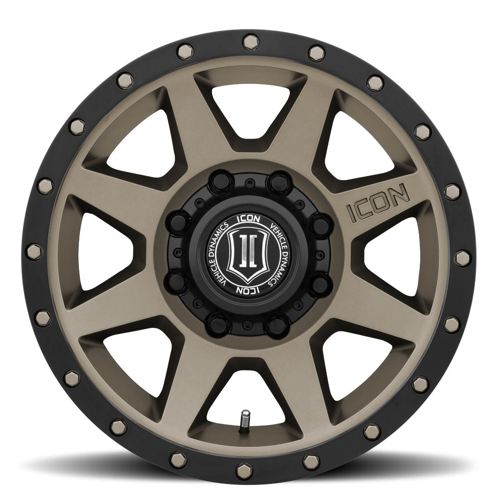 ICON Alloys Rebound HD, Bronze, 17 x 8.5 / 8 x 170, 6mm Offset, 5" Backspace
