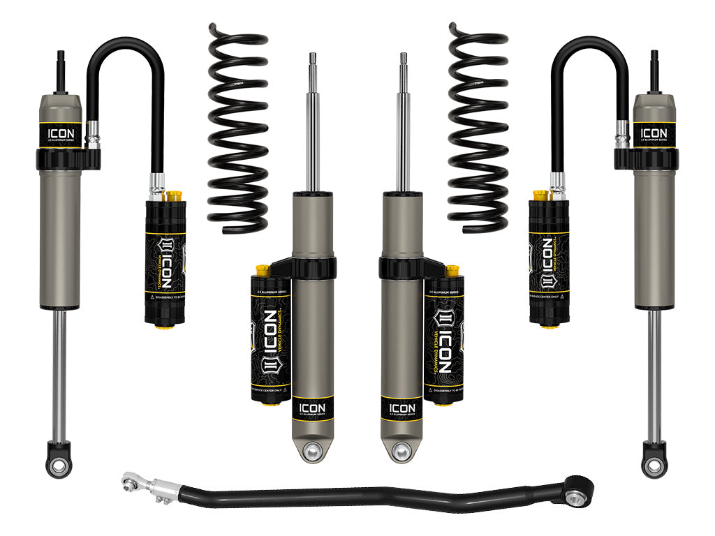 ICON 2014-2026 Ram 2500 4WD, Diesel, Coil Spring Rear, 2.5" Lift, Stage 4 Suspension System