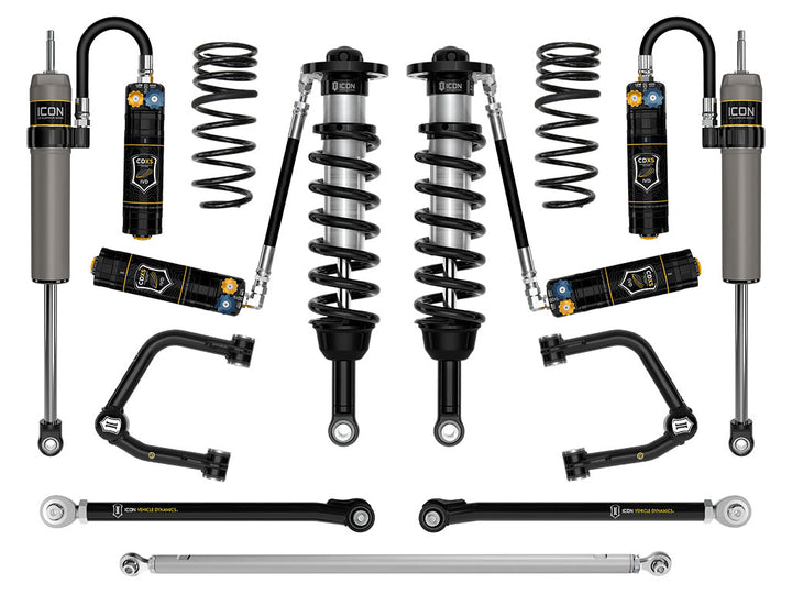 ICON 2025-2026 Toyota 4Runner 2WD, 1.25-3" Lift, Stage 9 Suspension System, Tubular