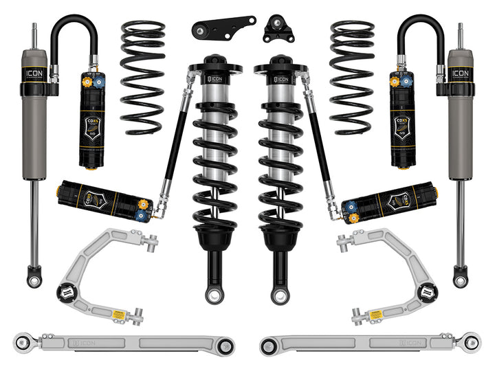 ICON 2024-2026 Toyota Tacoma 1.25-3" Lift, Stage 9 Suspension System, Billet, Overland Rear Springs